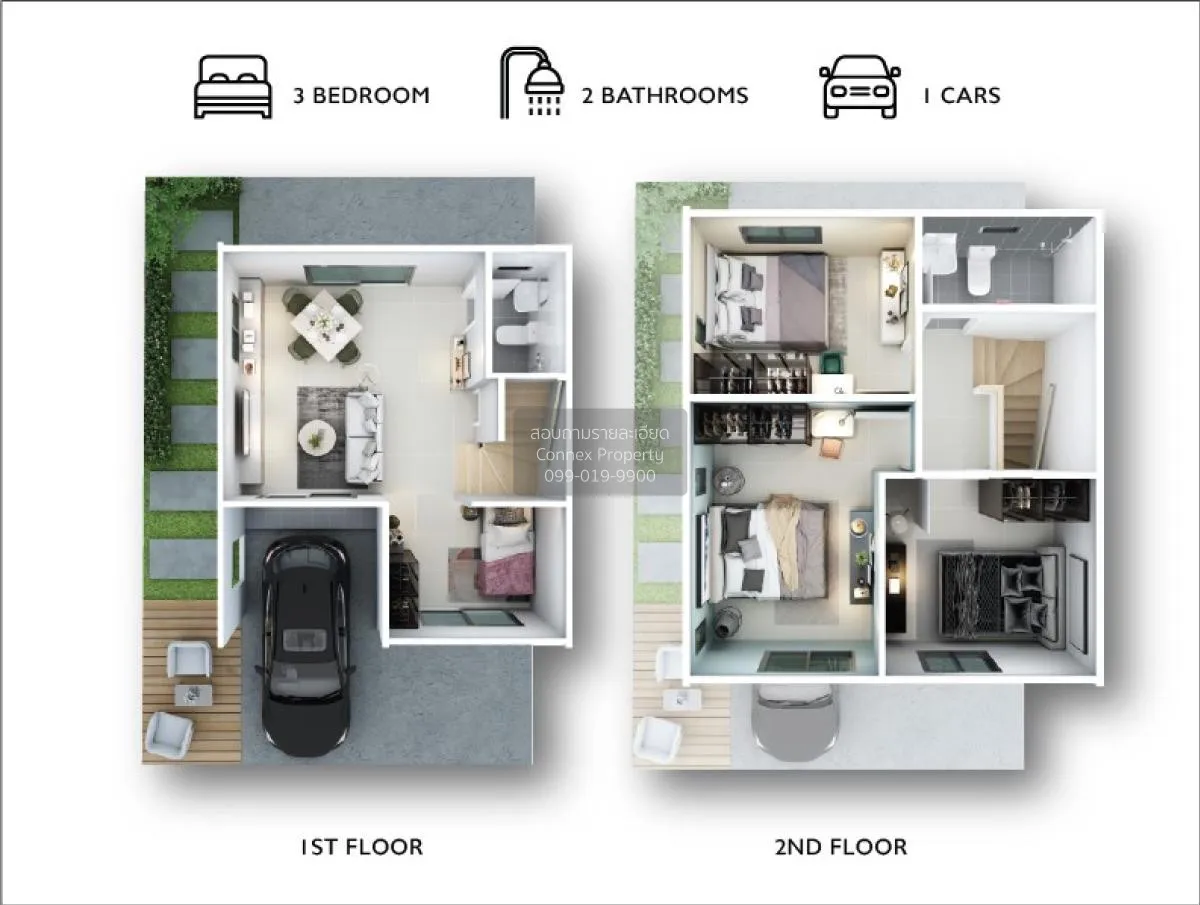 For Sale Townhouse/Townhome  , Baan Pruksa Tiwanon - Rangsit 2 ,  2