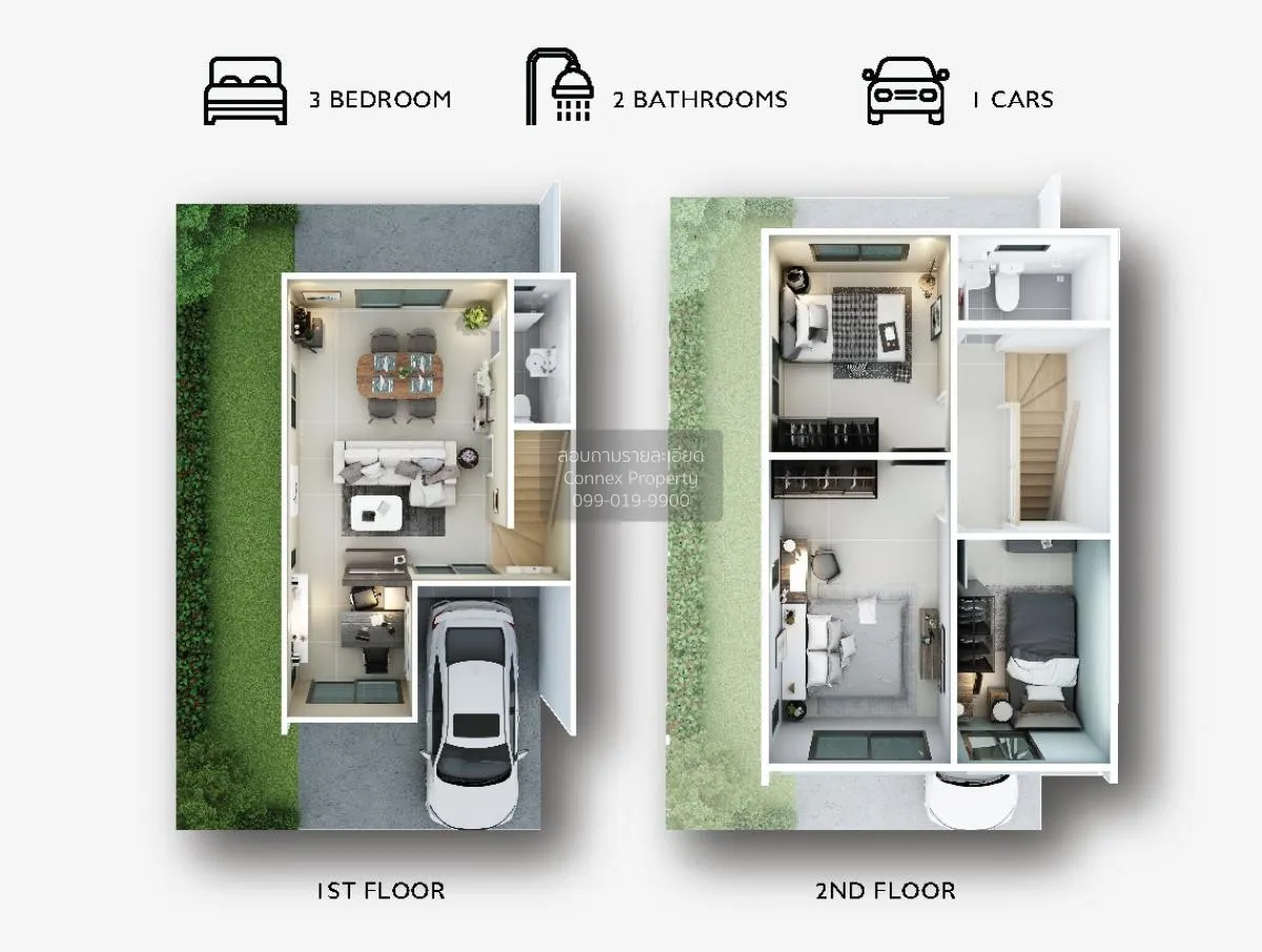 For Sale Townhouse/Townhome  , Baan Pruksa Rangsit - Avenue 2 Klo 2