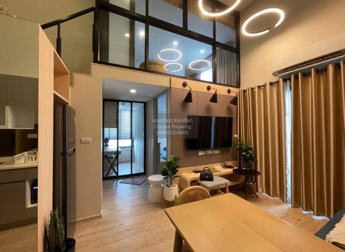 For Rent Condo , The Rich Rama 9 - Srinakarin , Duplex , high flo