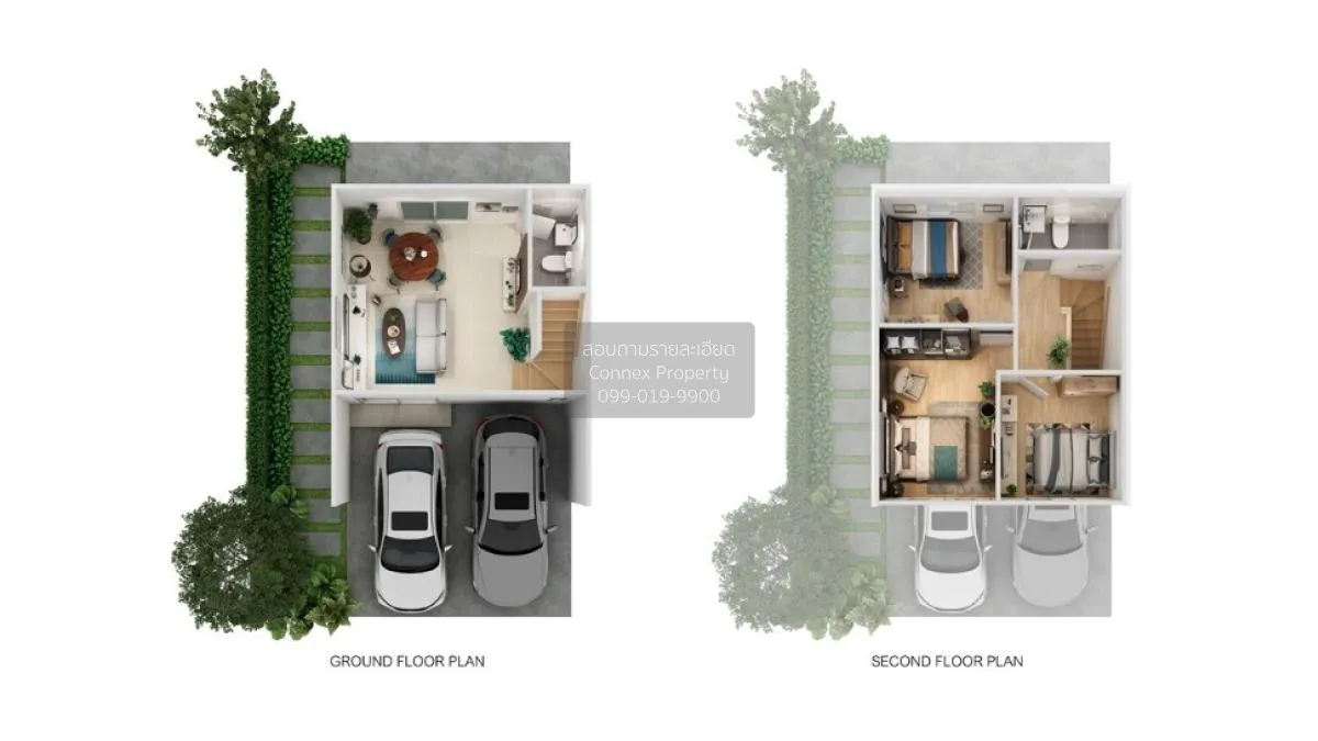 ขายทาวน์เฮ้าส์/ทาวน์โฮม  บ้านพฤกษา 167 สุขสวัสดิ์ - ประชาอุทิศ (2 2