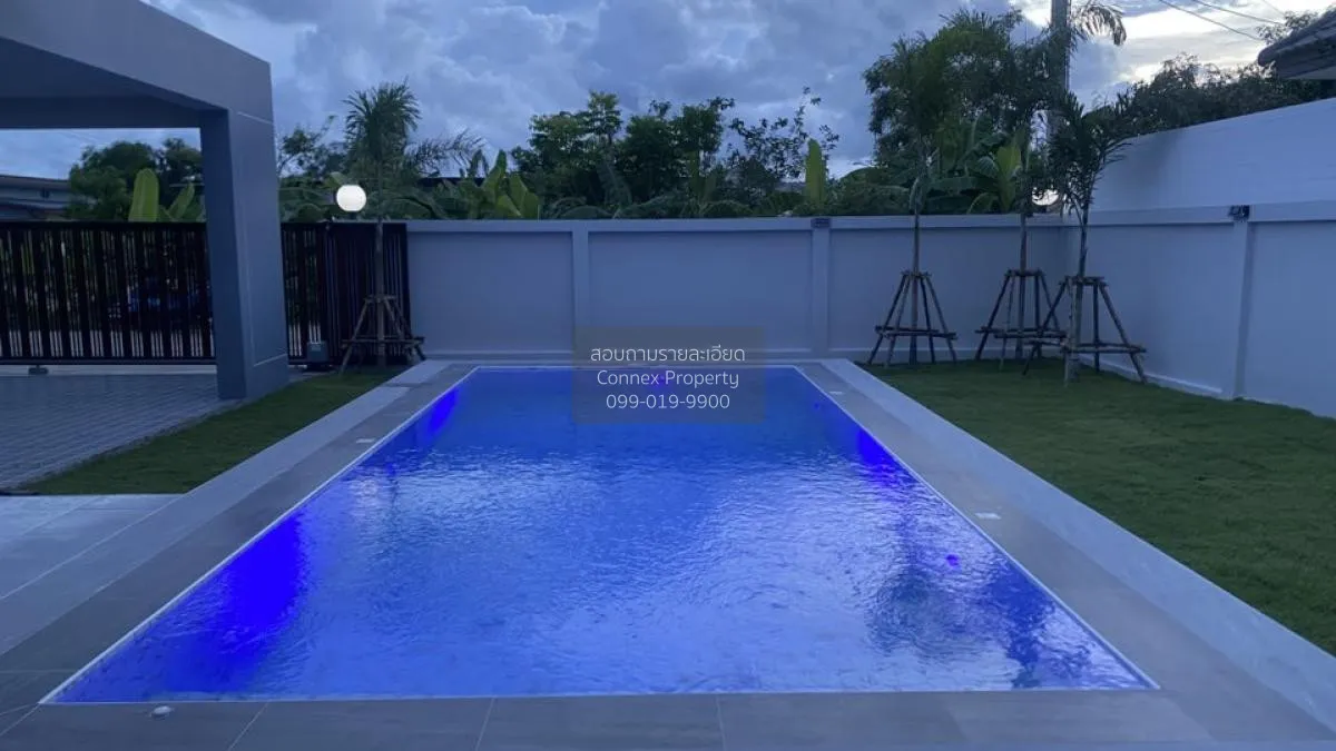 For Sale Pool Villa House Huai Yai Pattaya , nice view , wide fro 2