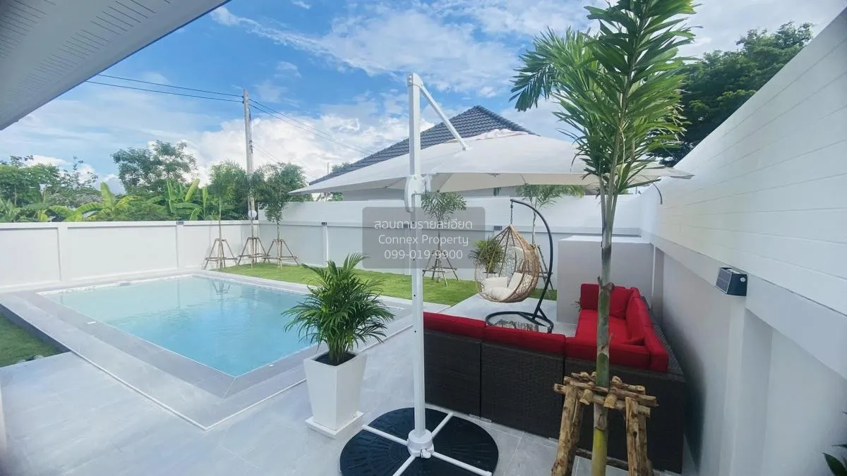 For Sale Pool Villa House Huai Yai Pattaya , nice view , wide fro 4