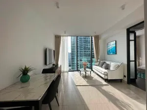 For Rent Condo , Tait Sathorn 12 , nice view , high floor , BTS-Saint Louis , Silom , Bang Rak , Bangkok , CX-124665