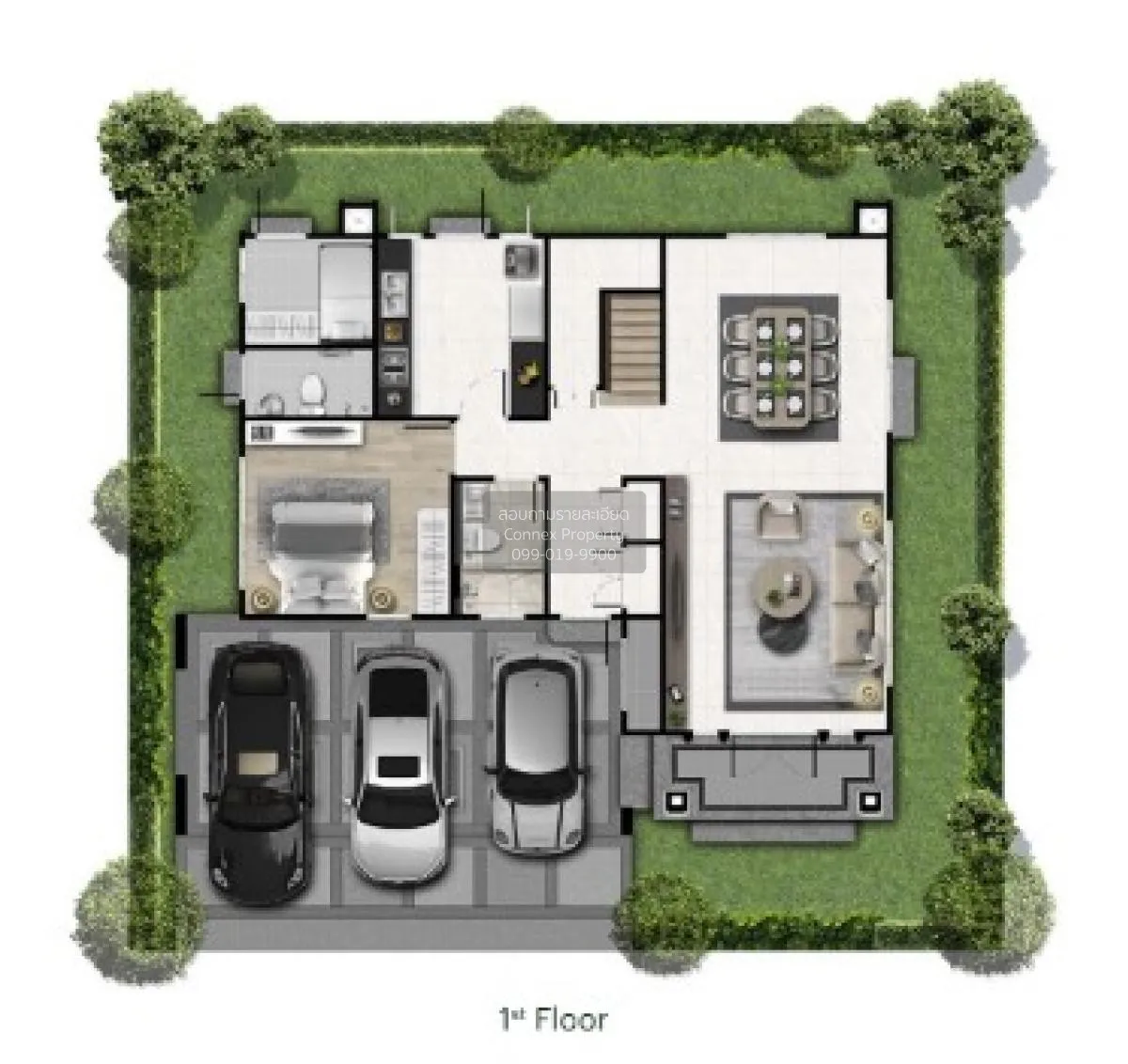 For Sale House , Setthasiri Ngamwongwan , MRT-Khae Rai , Tha Sai  2