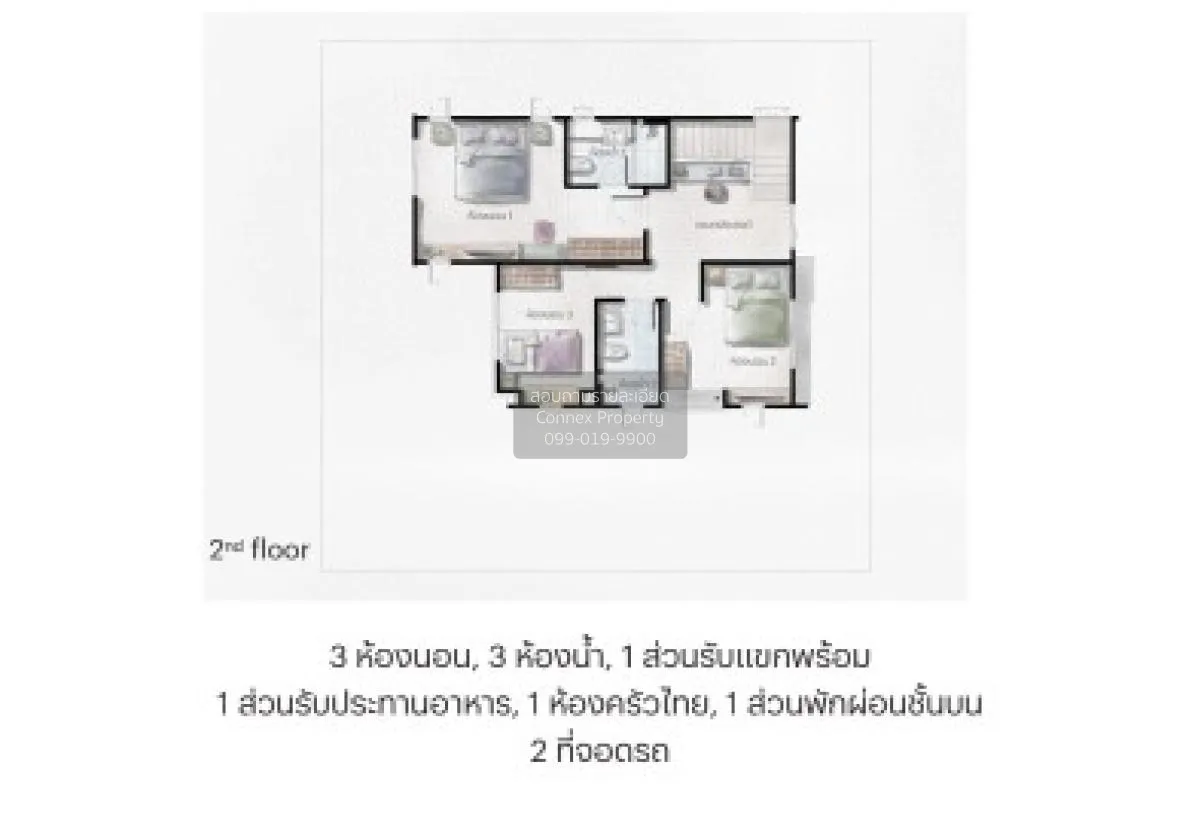 ขายบ้าน  สราญสิริ ศรีวารี 2 ศีรษะจรเข้น้อย บางเสาธง กรุงเทพ CX-12 3