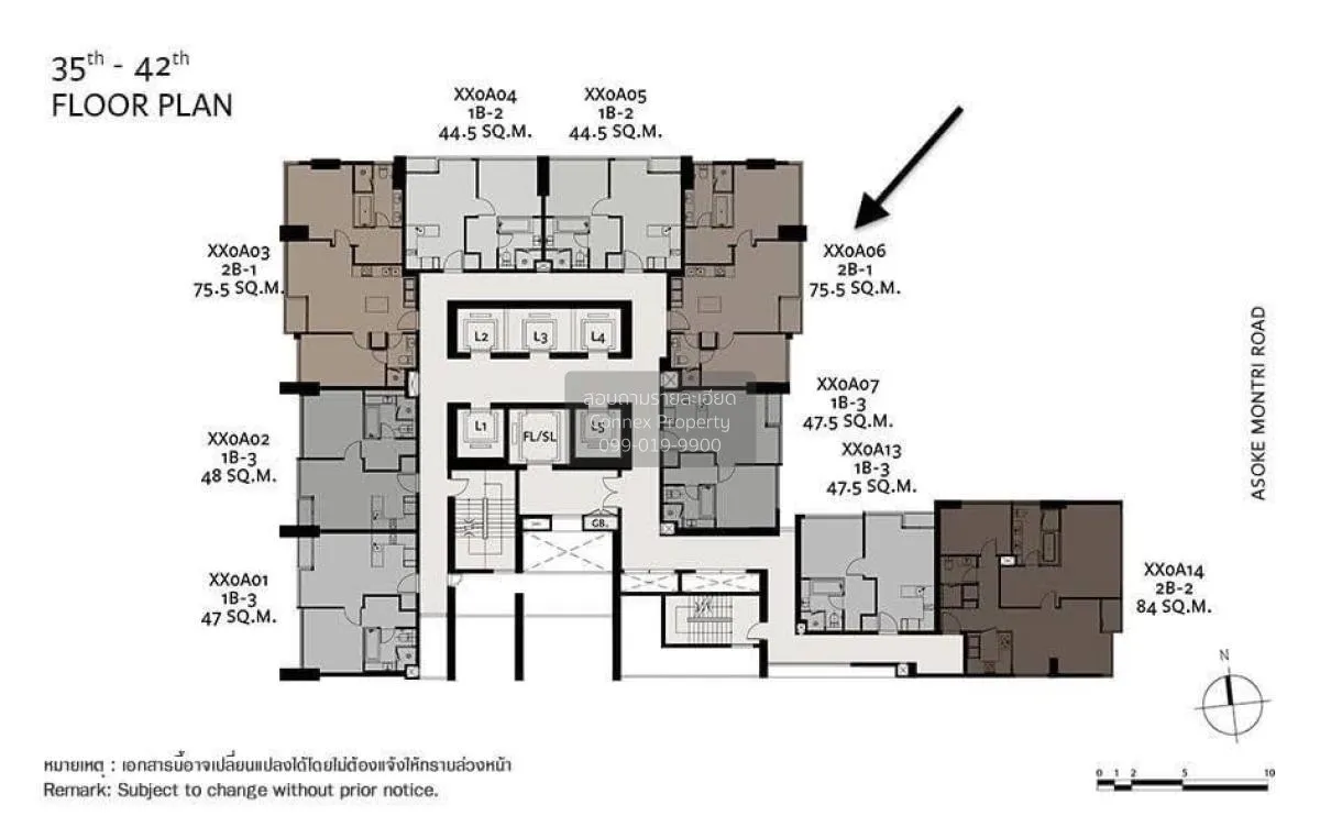 For Sale Condo , The Esse Asoke , BTS-Asok , Khlong Toei Nuea , W