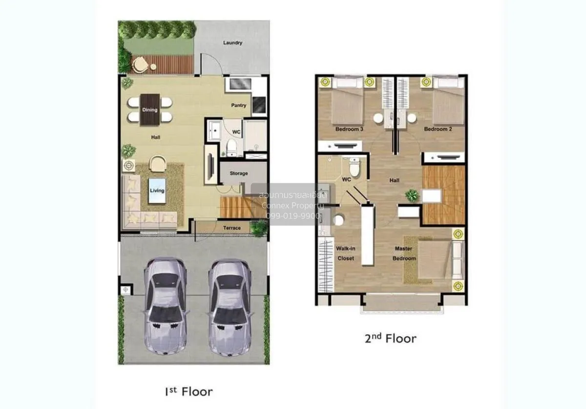 ขายทาวน์เฮ้าส์/ทาวน์โฮม  เดอะ แกลอรี่ & เนเชอร่า เทรนด์ รัตนาธิเบ
