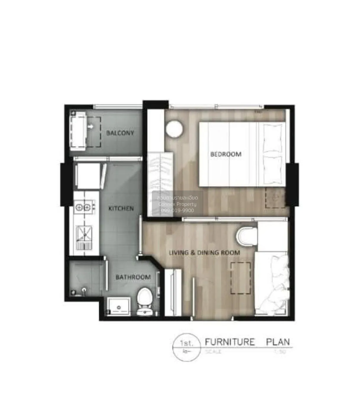 ขายคอนโด  ดิ เอ็กเซล ลาดพร้าว-สุทธิสาร MRT-ลาดพร้าว วังทองหลาง เข