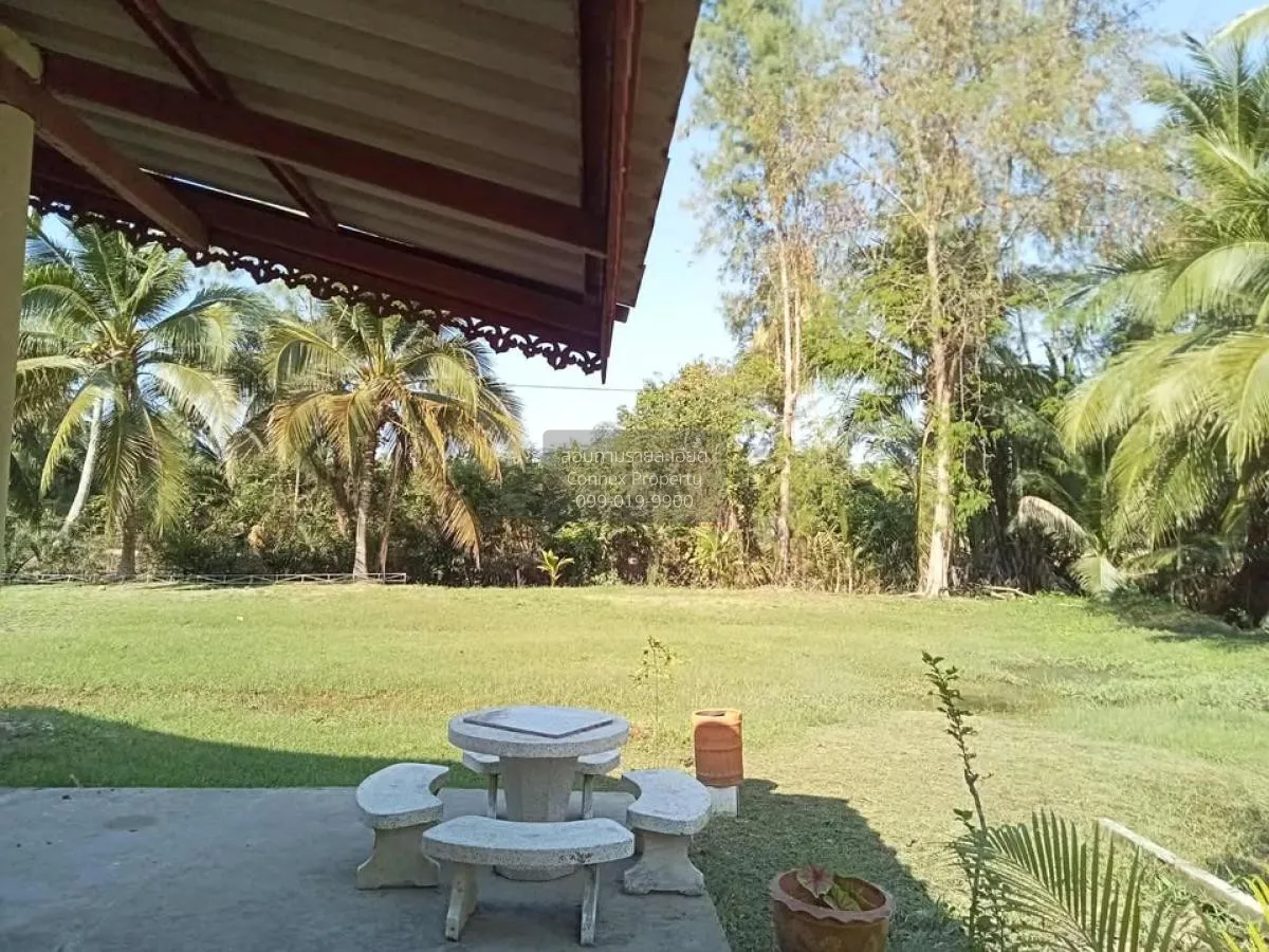 ขายบ้านเดี่ยวพร้อมที่ดิน 2ไร่27 ตร.วา  สมุทรสงคราม คลองเขิน เมือง