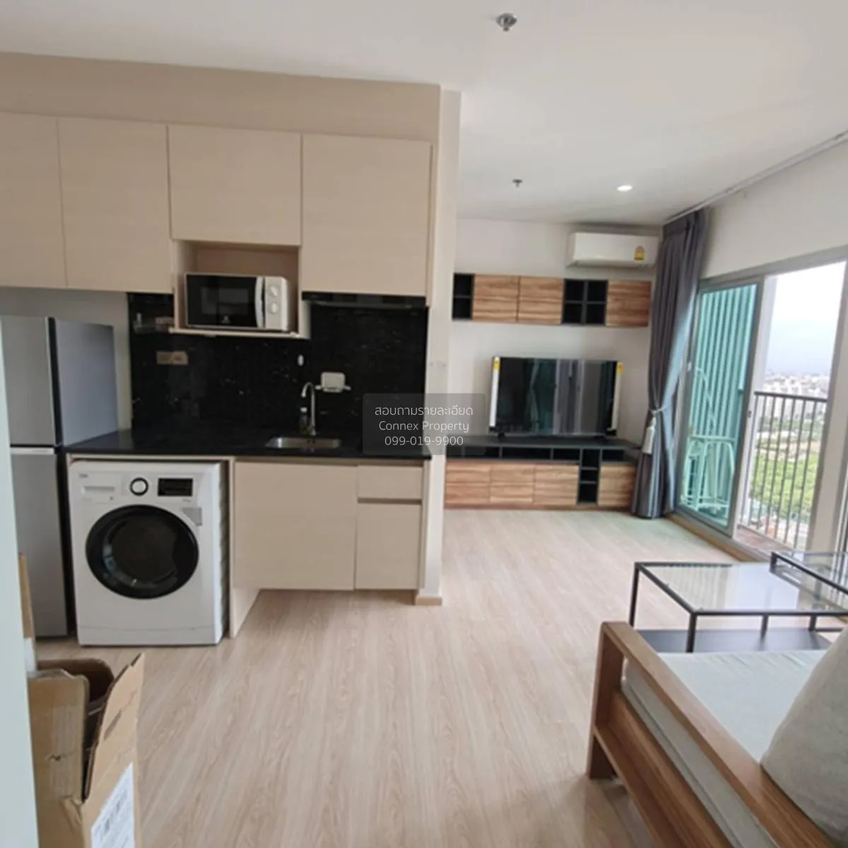 เช่าคอนโด  โนเบิล รีวอลฟ์ รัชดา 2 ห้องมุม MRT-ศูนย์วัฒนธรรมแห่งปร 3