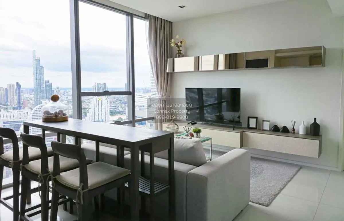 For Rent Condo , The Bangkok Sathorn , high floor , river view ,  1
