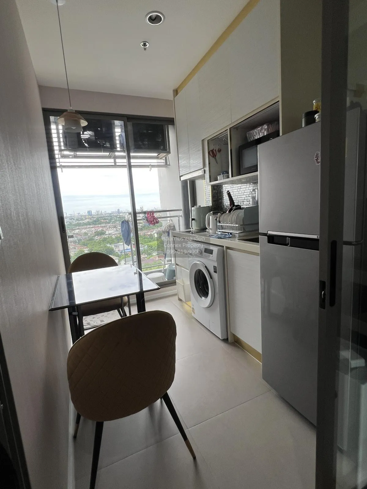 For Rent Condo , THE CUVEE Tiwanon , nice view , high floor , MRT 4