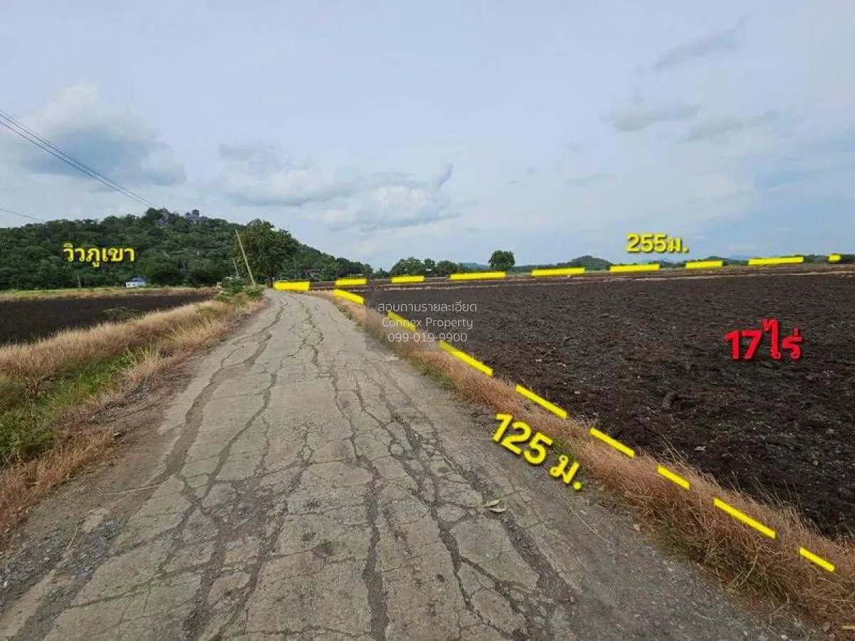 For Sale 17 rai of vacant land, Muang Lopburi District , Nikhom S 3