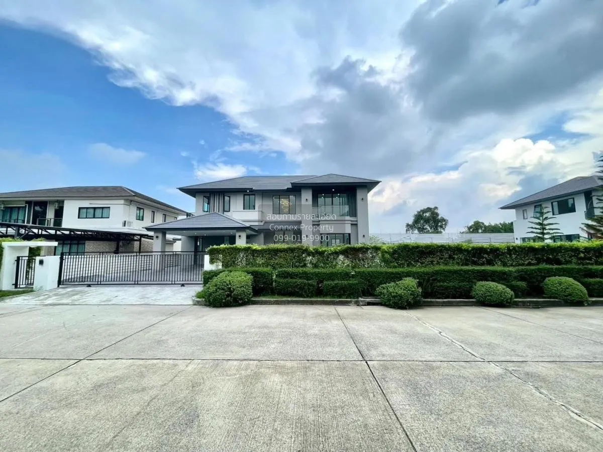 For Sale House , Nusasiri Rama 2 , nice view , wide frontage , Mu 1