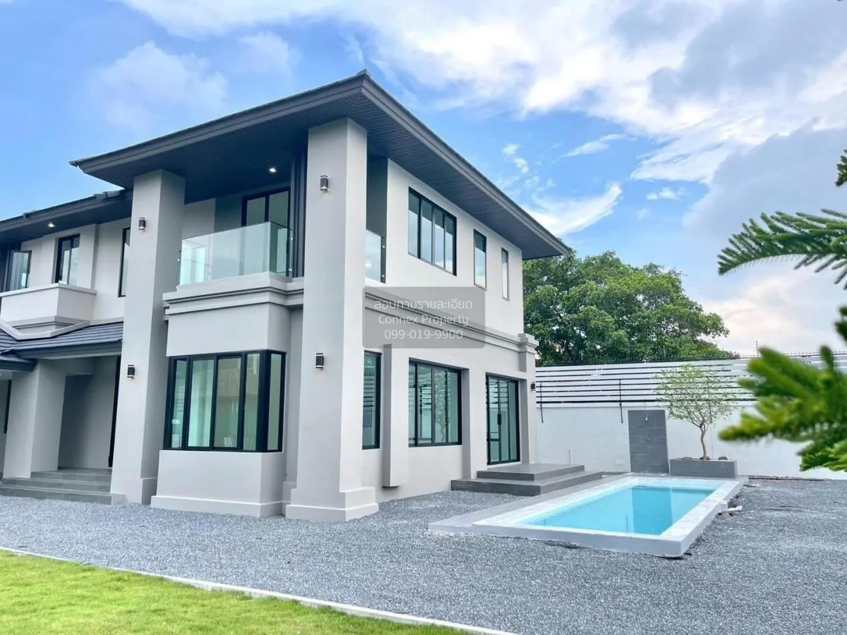 For Sale House , Nusasiri Rama 2 , nice view , wide frontage , Mu