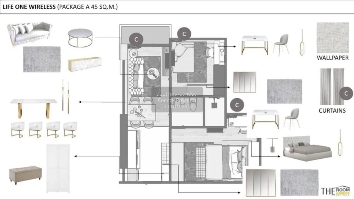 FOR RENT condo , Life One Wireless , BTS-Phloen Chit , Lumpini , 