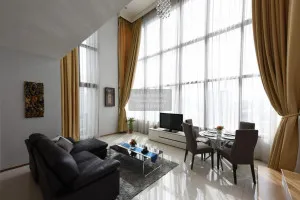 For Sale Condo , The Emporio Place , Duplex , nice view , high floor , BTS-Phrom Phong , Khlong Toei , Khlong Toei , Bangkok , CX-131586