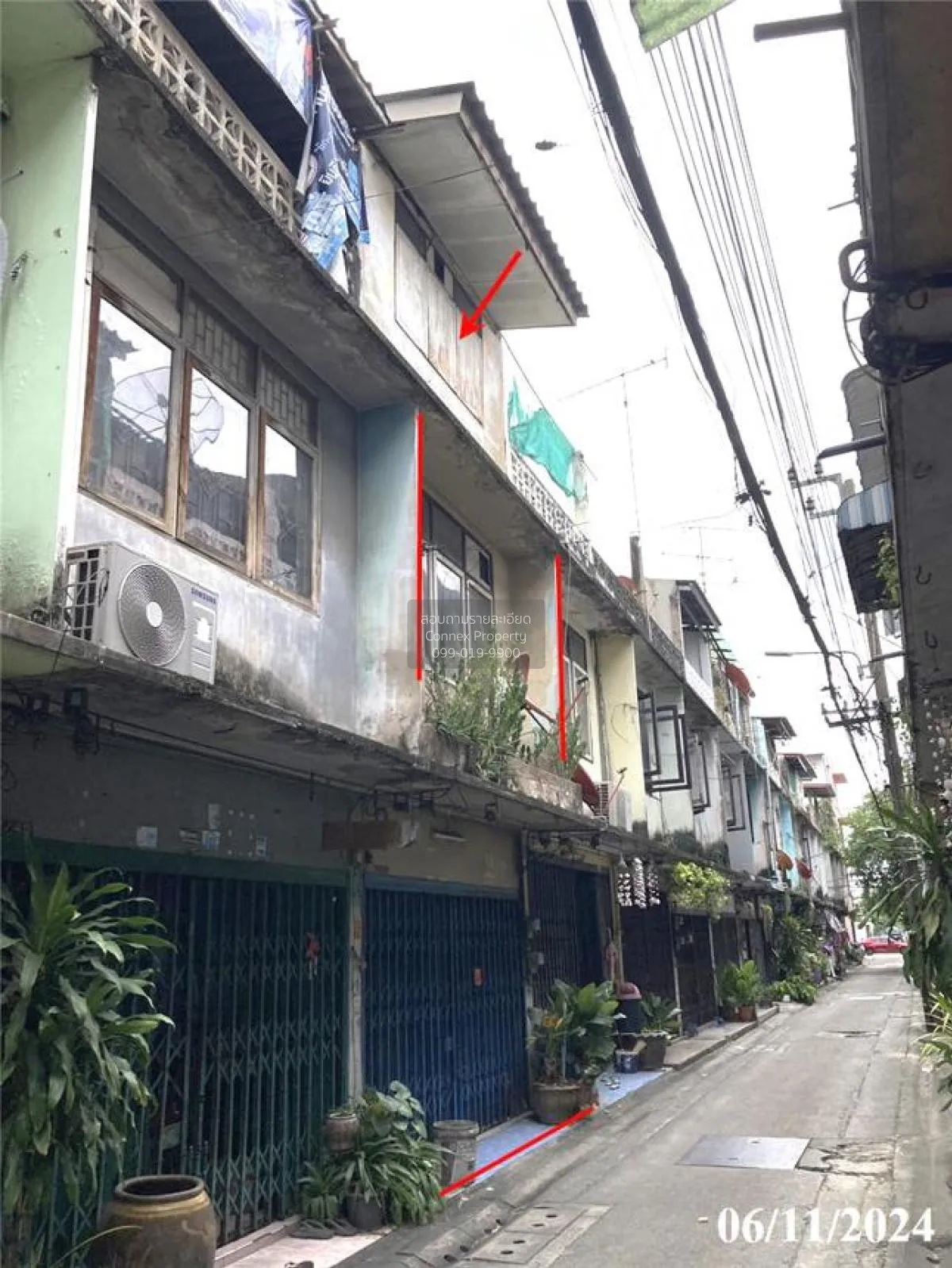 ขายอาคารพาณิชย์ 3 ชั้น พื้นที่ 105 ตารางเมตร ตลาดขวัญ นนทบุรี ตลา 2