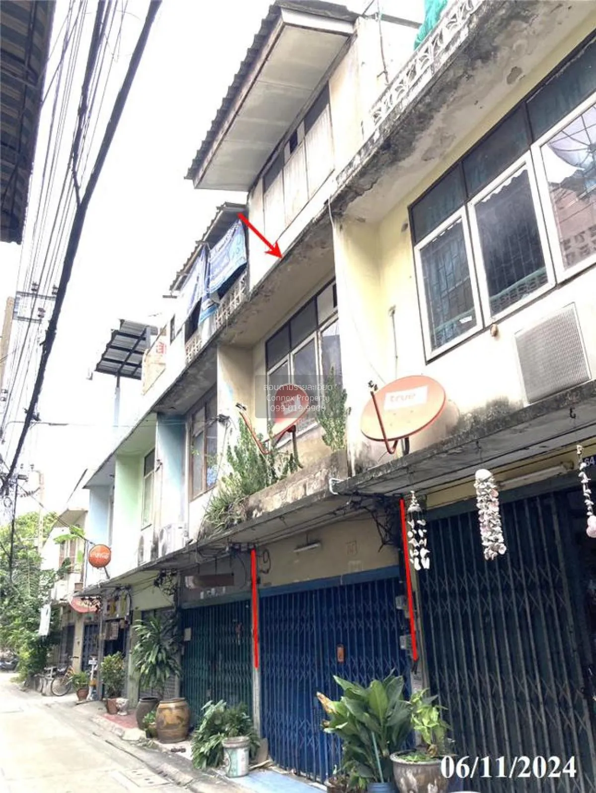 ขายอาคารพาณิชย์ 3 ชั้น พื้นที่ 105 ตารางเมตร ตลาดขวัญ นนทบุรี ตลา 4