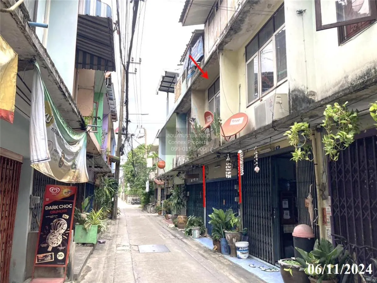 ขายอาคารพาณิชย์ 3 ชั้น พื้นที่ 105 ตารางเมตร ตลาดขวัญ นนทบุรี ตลา