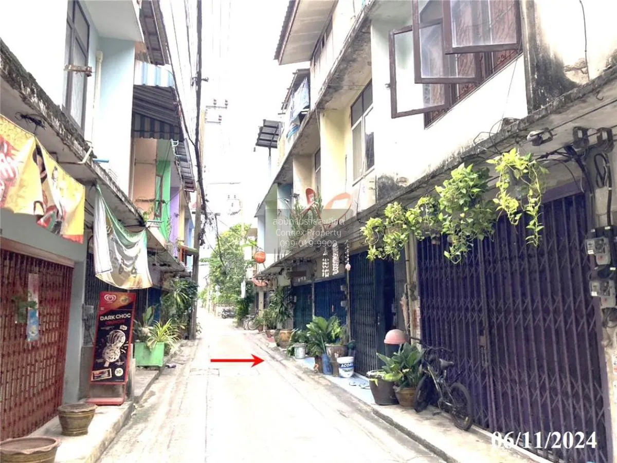 ขายอาคารพาณิชย์ 3 ชั้น พื้นที่ 105 ตารางเมตร ตลาดขวัญ นนทบุรี ตลา