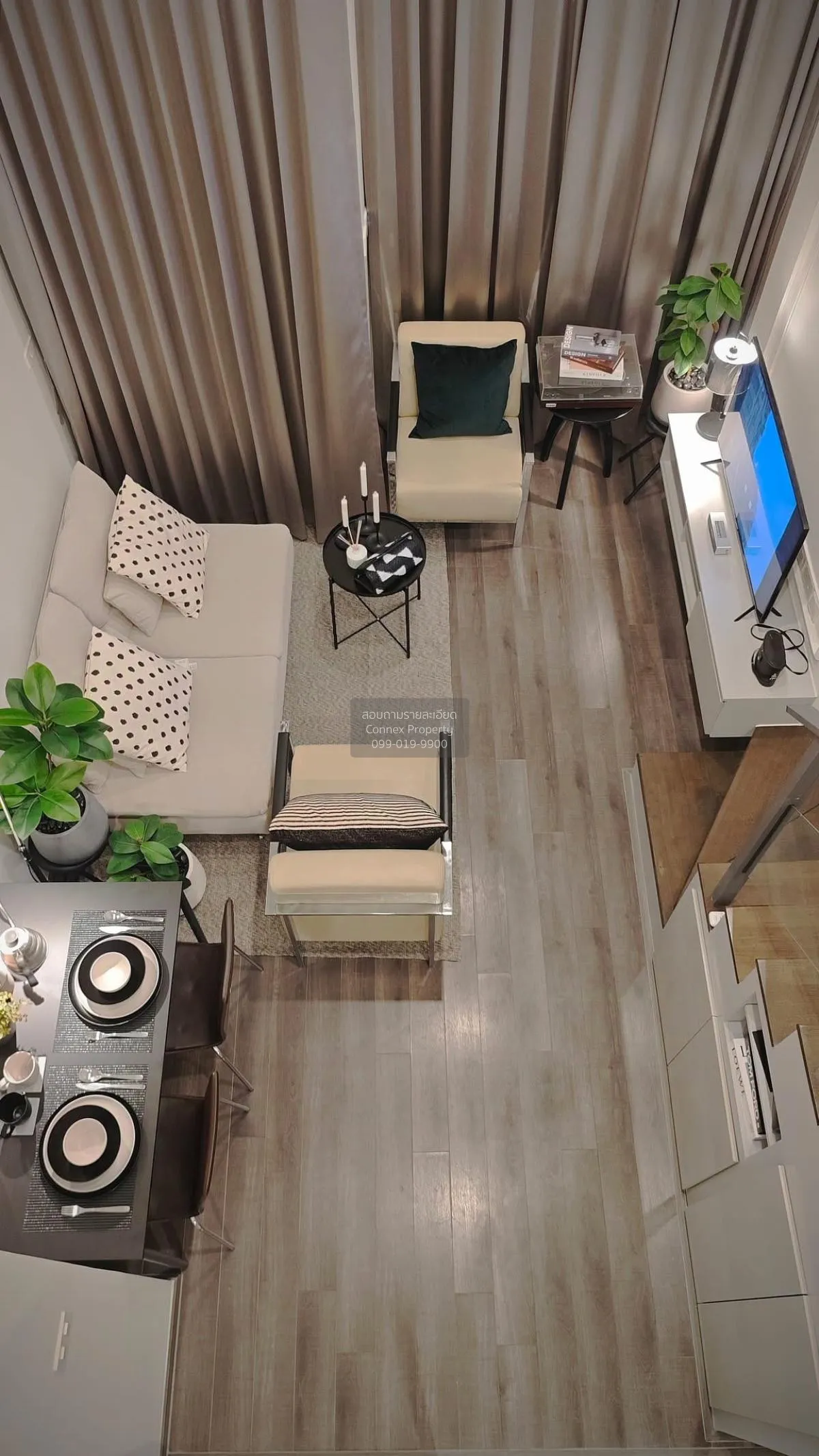 For Rent Condo , KnightsBridge Space Rama 9 , high floor , MRT-Ph 1