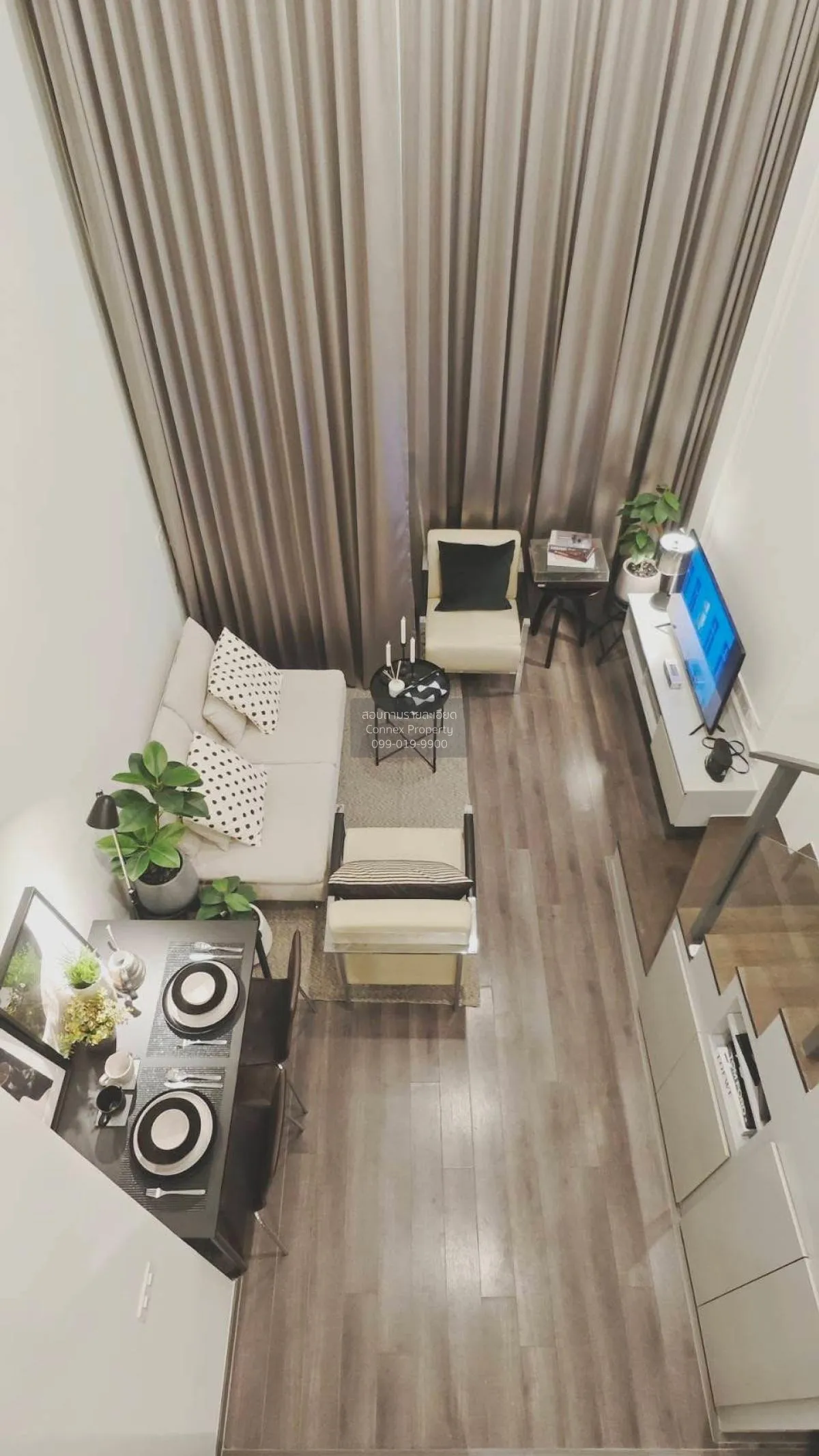 For Rent Condo , KnightsBridge Space Rama 9 , high floor , MRT-Ph