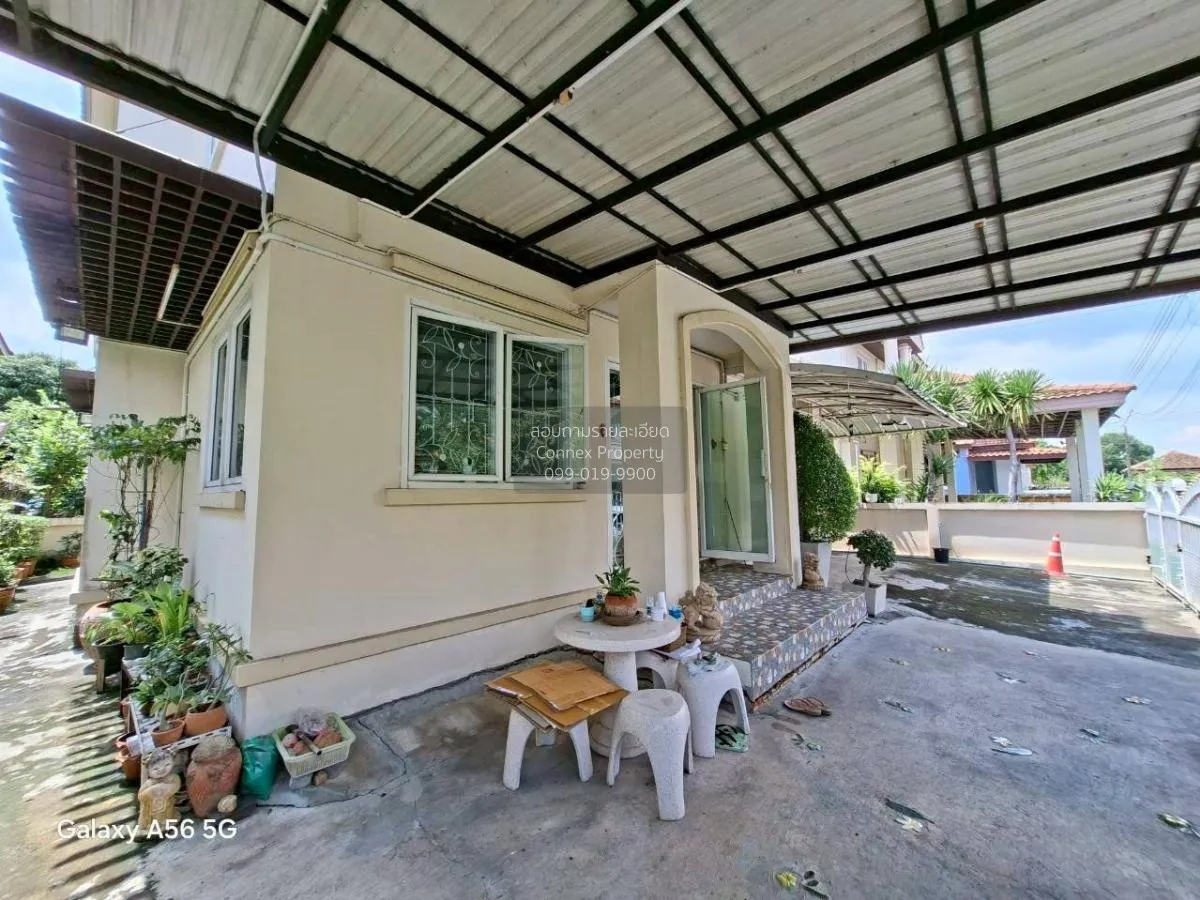 For Sale House , Baan Poonsuk Suvarnabhumi , wide frontage , Bang