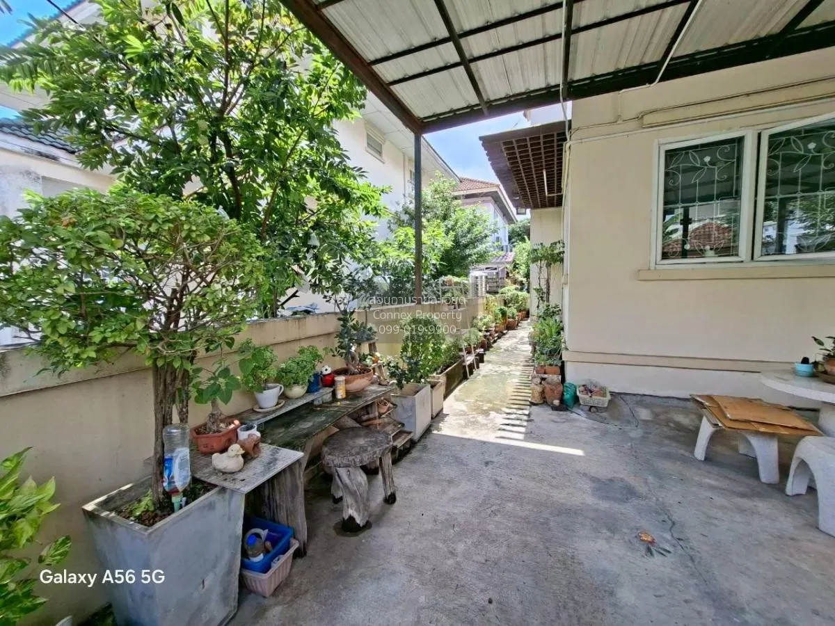 For Sale House , Baan Poonsuk Suvarnabhumi , wide frontage , Bang