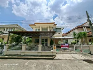 For Sale House , Baan Poonsuk Suvarnabhumi , wide frontage , Bang Chalong , Bang Phli , Samut Prakarn , CX-131876