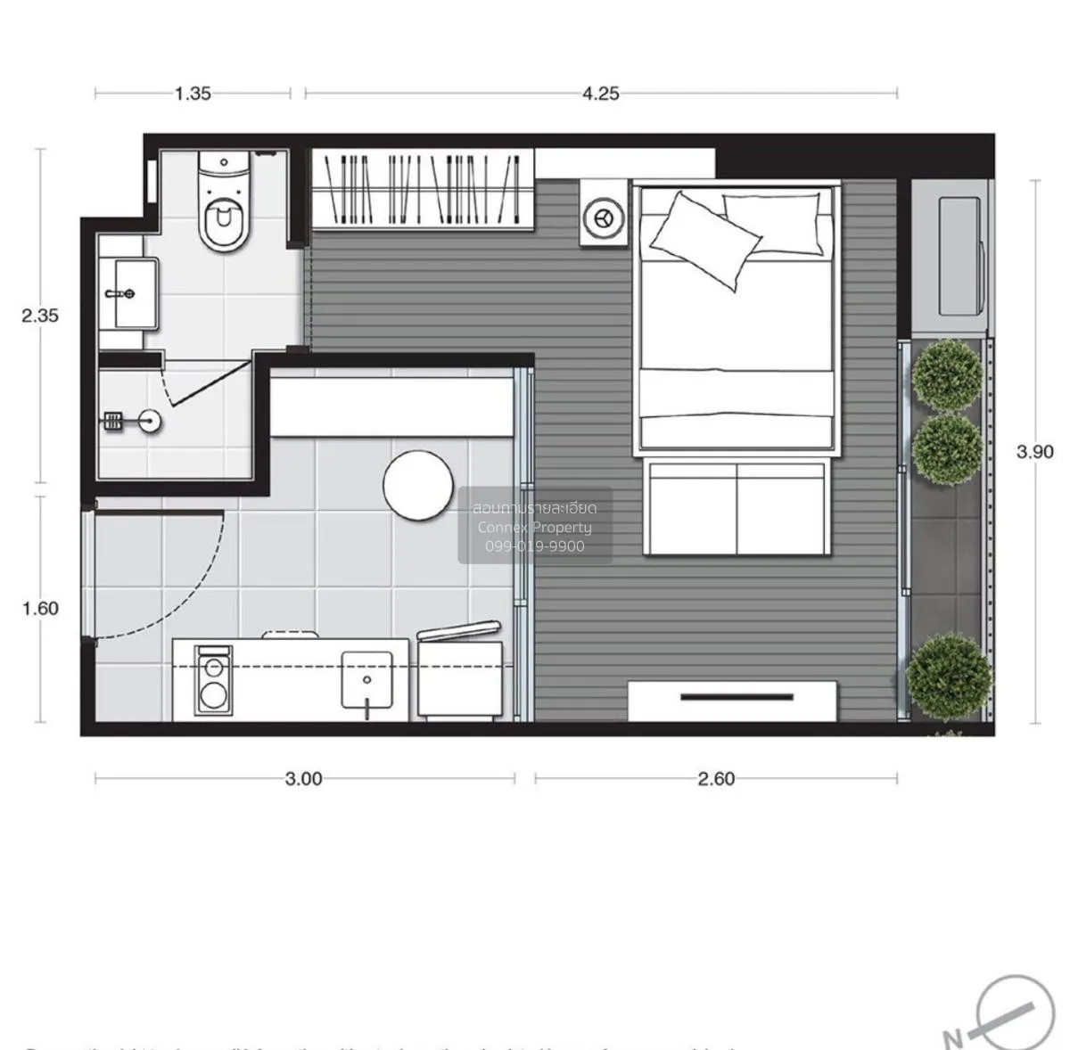 ขายคอนโด  โนเบิล อราวน์ อารีย์ ชั้นสูง BTS-อารีย์ สามเสนใน เขต พญ