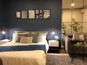 For Rent Condo , Life Asoke , high floor , MRT-Phetchaburi , Bang Kapi , Huai Khwang , Bangkok , CX-132780