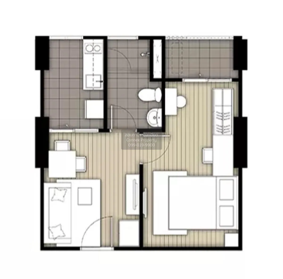 For Rent Condo , Ideo Sukhumvit 115 , BTS-Pu Chao , Thepharak , M