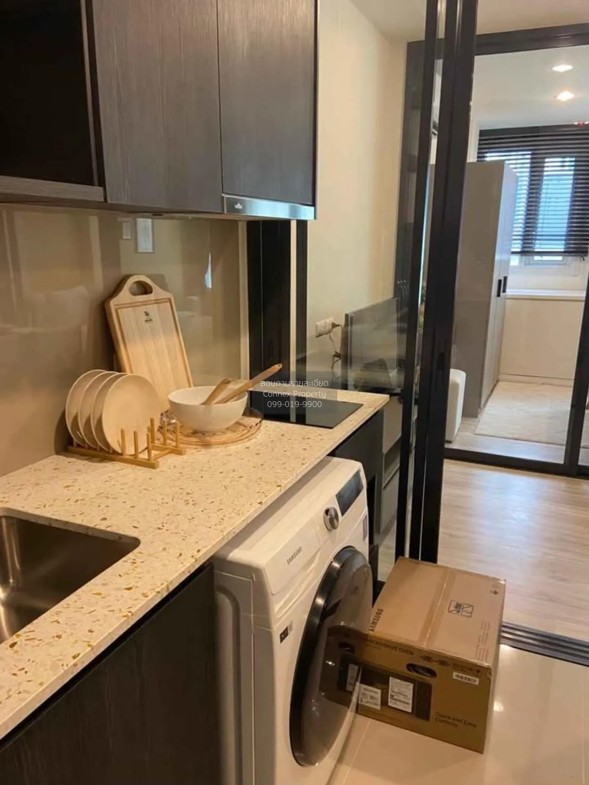 For Rent Condo , XT Huaikhwang , newly renovated , MRT-Huai Khwan