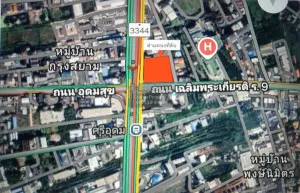 ขายที่ดิน 4.5 ไร่ ติด MRT ศรีอุดม ติดถนนศรีนครินทร์-อุดมสุข ทำเลทอง เขต ประเวศ กรุงเทพ CX-133201