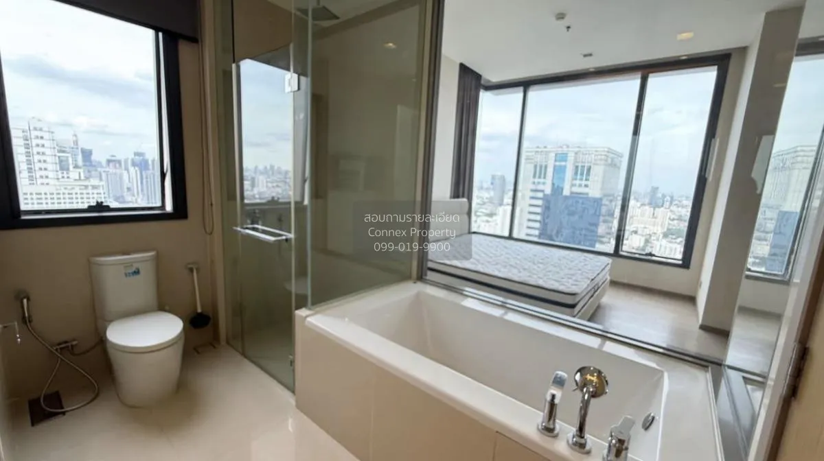 เช่าคอนโด  ดิ เอส อโศก วิวสวย ชั้นสูง ห้องมุม หน้ากว้าง BTS-อโศก 