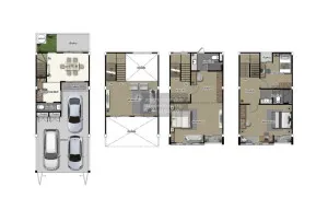 ขายทาวน์เฮ้าส์/ทาวน์โฮม  เมซอง 168 ลาดพร้าว 101 คลองจั่น เขต บางกะปิ กรุงเทพ CX-134320