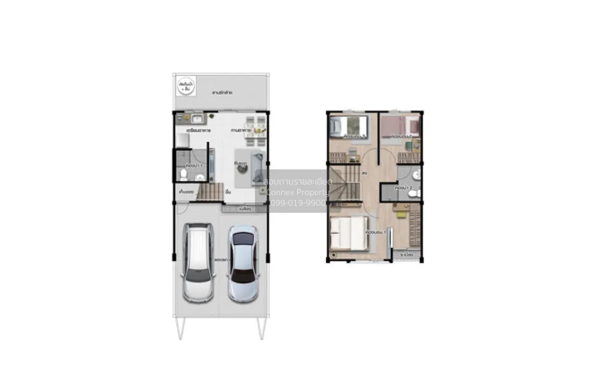 ขายทาวน์เฮ้าส์/ทาวน์โฮม  บ้านลุมพินี ทาวน์วิลล์ ประชาอุทิศ 90 บ้า 2