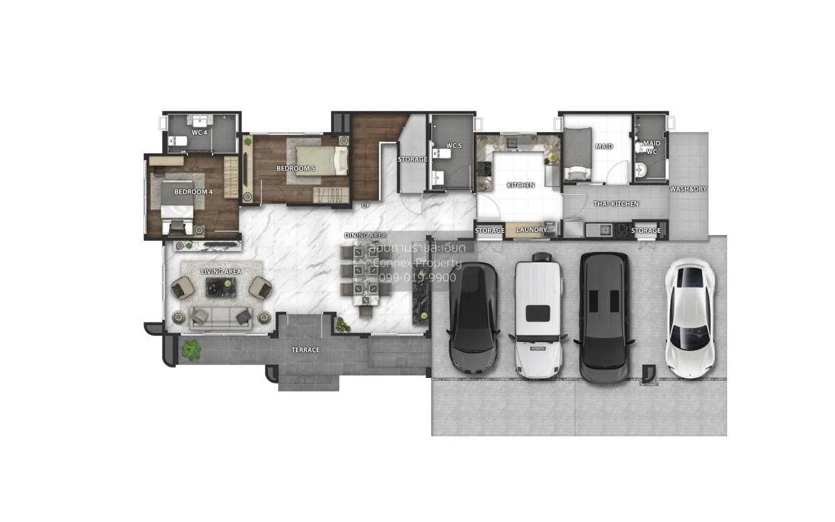 ขายบ้าน  บางกอก บูเลอวาร์ด แจ้งวัฒนะ - ชัยพฤกษ์ คลองพระอุดม ปากเก 2