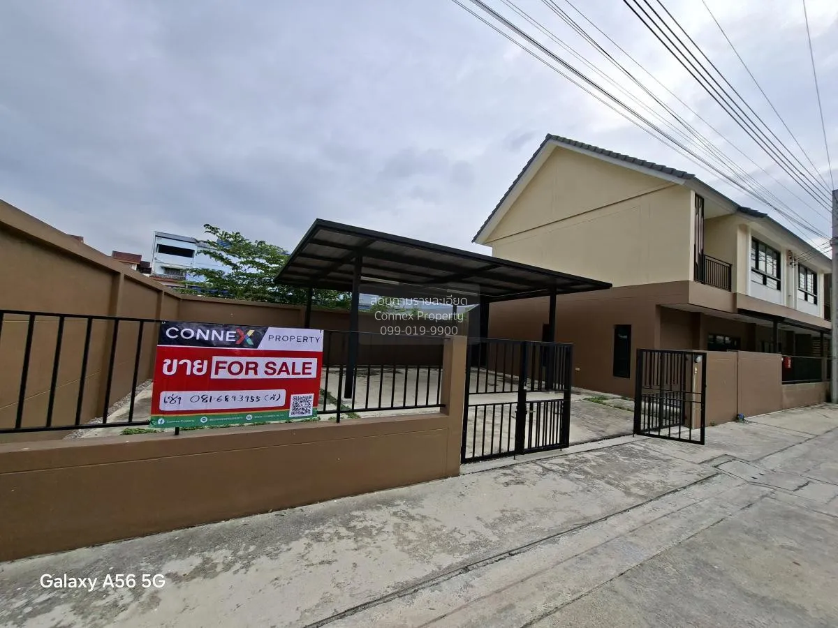 ขายบ้าน  นนท์ธารา 6 พระเงิน ห้องมุม หน้ากว้าง บางม่วง บางใหญ่ นนท