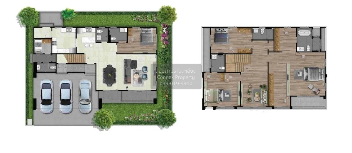 ขายบ้าน  ภัสสร ศรีนครินทร์ - เทพารักษ์ MRT-ศรีด่าน (สายสีเหลือง)  2