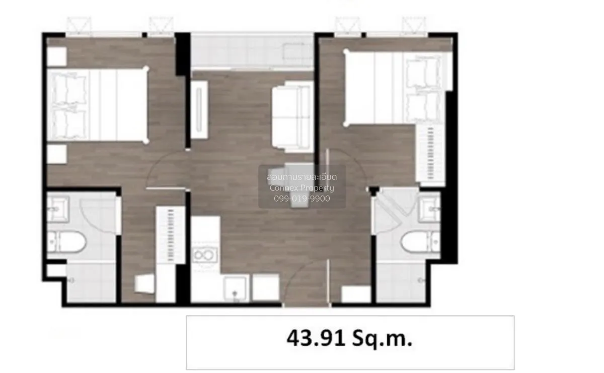 ขายคอนโด  ดิ ออริจิ้น รามอินทรา 83 สเตชั่น MRT-รามอินทรา 83 คันนา 1