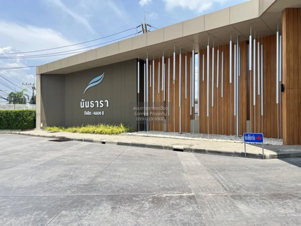 For Sale House , Nanthara Rangsit Klong 8  , wide frontage , Lam 