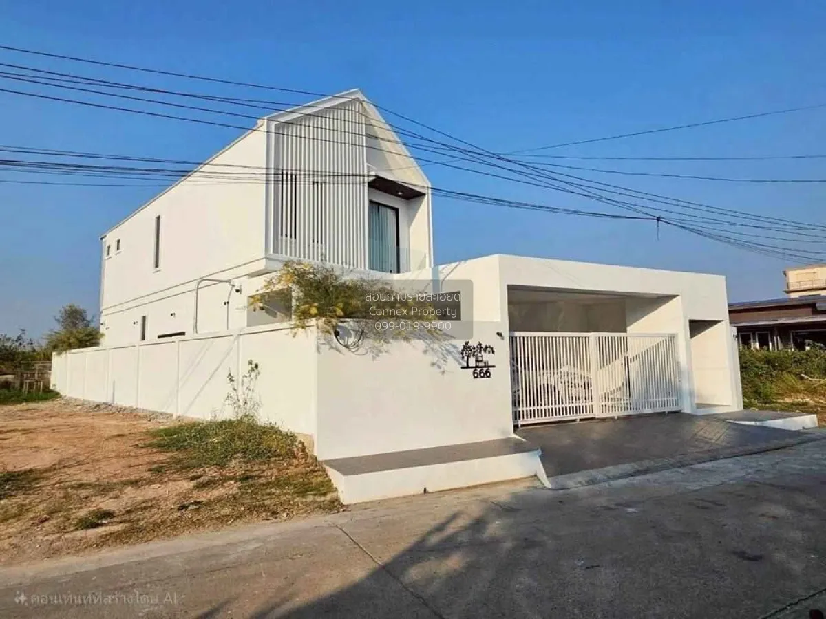 เช่า บ้านเดี่ยว 2 ชั้น สไตล์นอร์ดิก เลขที่บ้านมงคล เฟอร์ครบทั้งหล