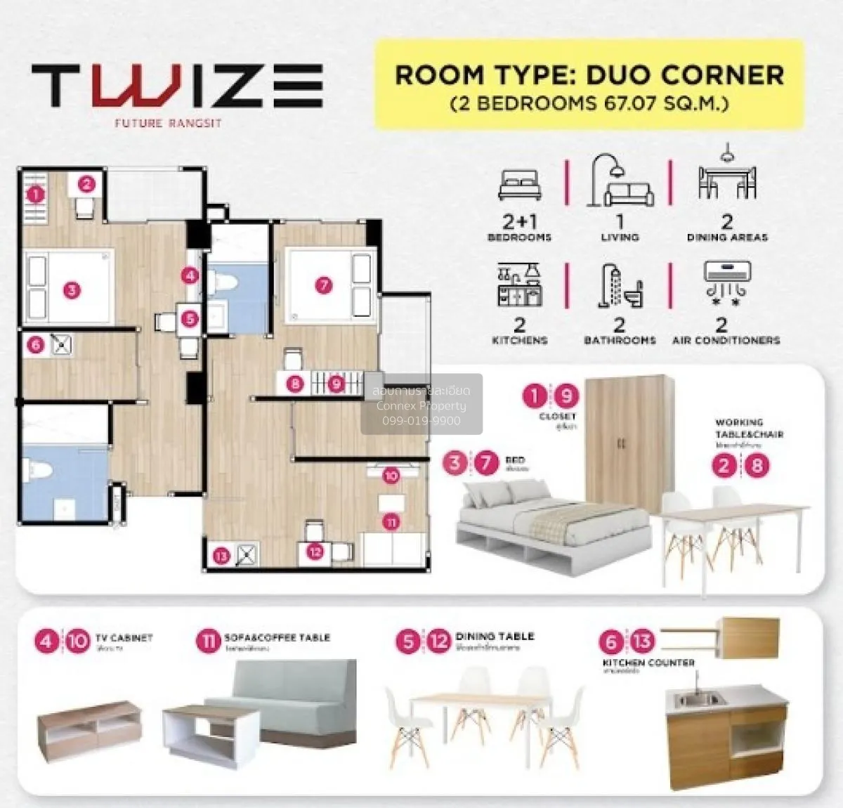 ขายคอนโด  ทไวซ์ ฟิวเจอร์ รังสิต ประชาธิปัตย์ ธัญบุรี ปทุมธานี CX-