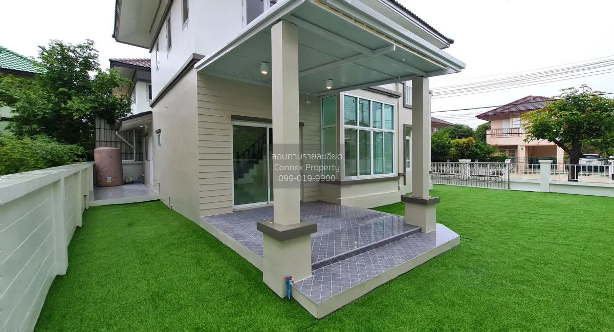 ขายบ้าน  บ้านฟ้ากรีนพาร์ค รังสิต คลอง 2 หน้ากว้าง รีโนเวทใหม่ คูค