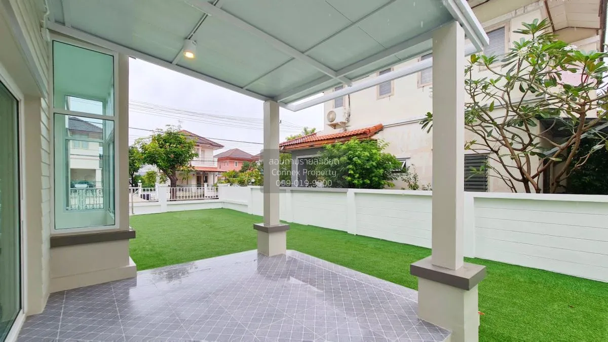 ขายบ้าน  บ้านฟ้ากรีนพาร์ค รังสิต คลอง 2 หน้ากว้าง รีโนเวทใหม่ คูค