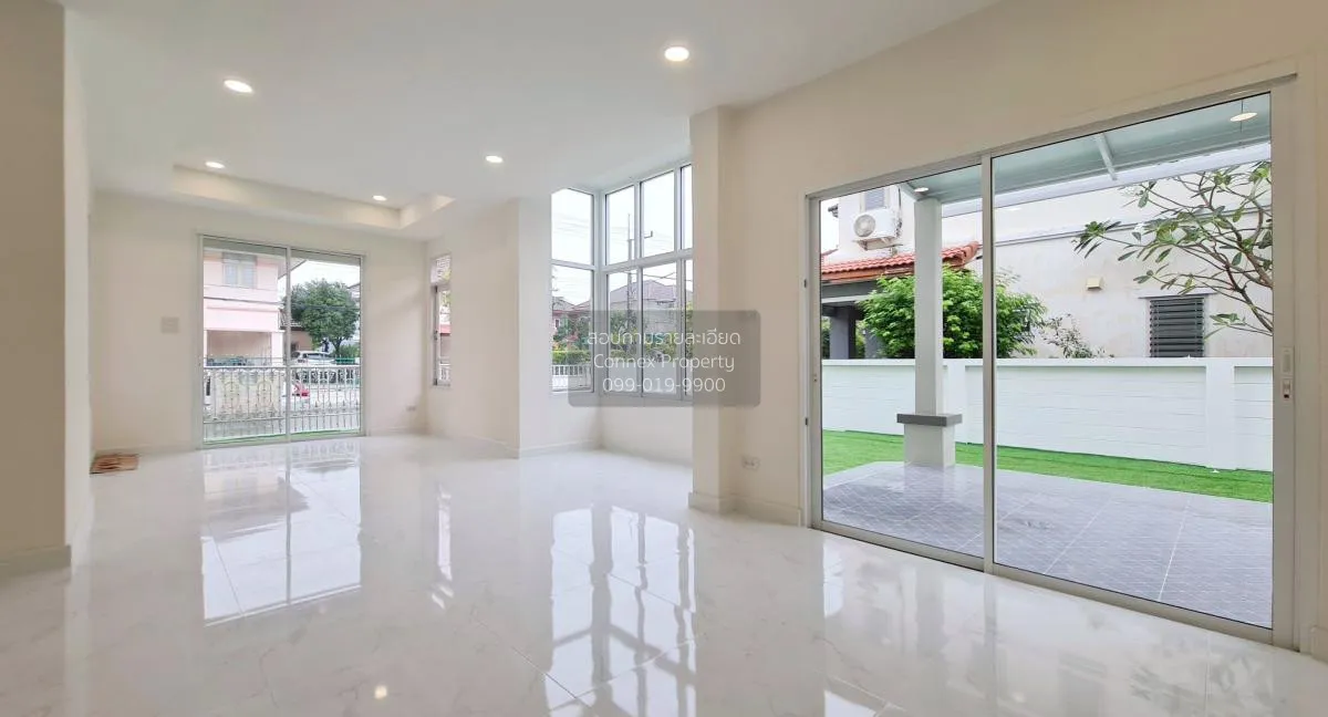 ขายบ้าน  บ้านฟ้ากรีนพาร์ค รังสิต คลอง 2 หน้ากว้าง รีโนเวทใหม่ คูค