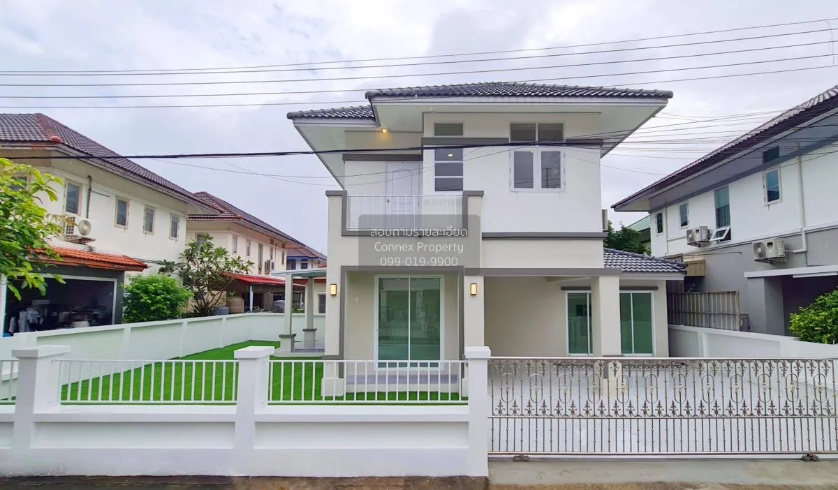 ขายบ้าน  บ้านฟ้ากรีนพาร์ค รังสิต คลอง 2 หน้ากว้าง รีโนเวทใหม่ คูค