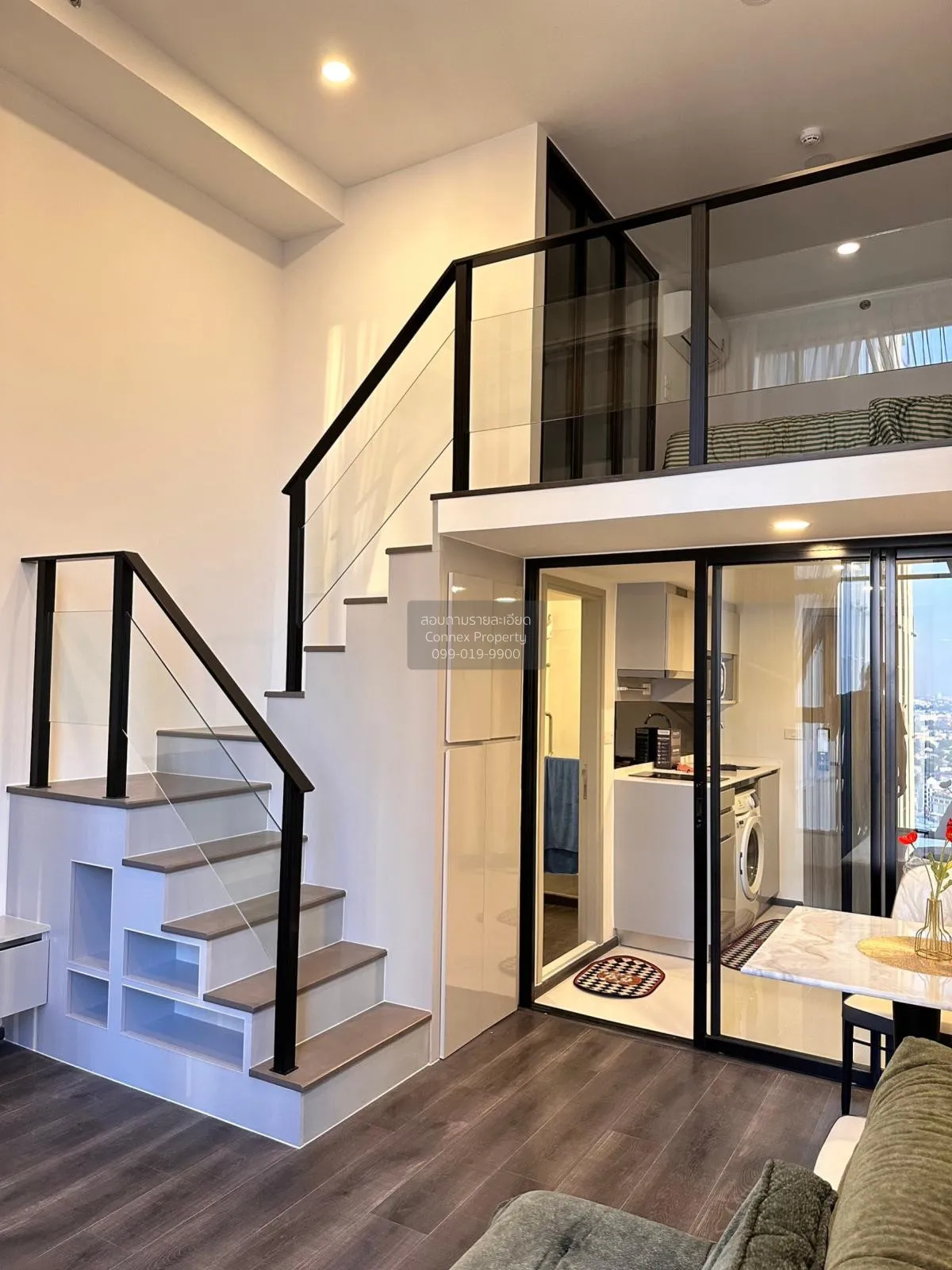 เช่าคอนโด  ไนท์บริดจ์ สเปซ รัชโยธิน ดูเพล็กซ์ ชั้นสูง BTS-พหลโยธิ 2